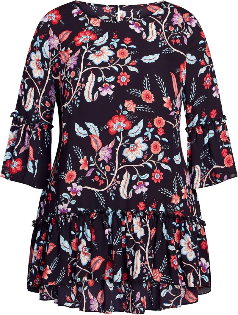 Avenue Women's Estella Print Top - Image 4